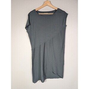 Christopher Fischer‎ Gray Tunic Dress Asymmetrical Size Medium